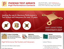 Tablet Screenshot of phxtest.com